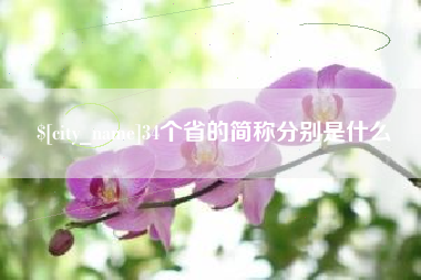 莱芜34个省的简称分别是什么