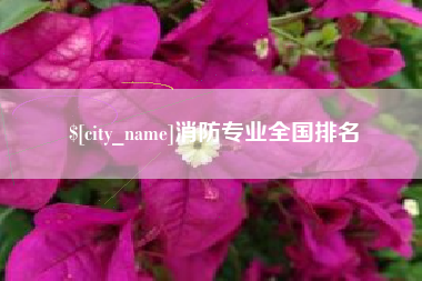 莱芜消防专业全国排名