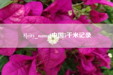 莱芜中国5千米记录