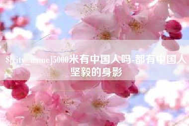 莱芜5000米有中国人吗-都有中国人坚毅的身影