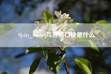 莱芜九宫格口诀是什么