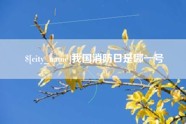 莱芜我国消防日是哪一号