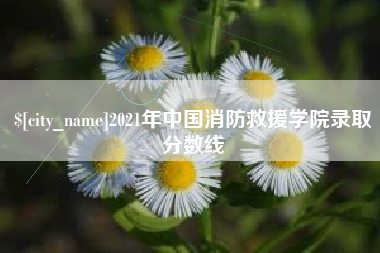 莱芜2021年中国消防救援学院录取分数线
