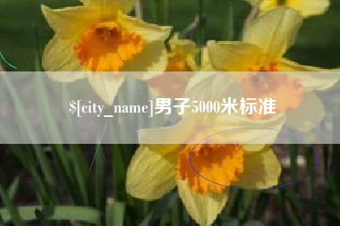 莱芜男子5000米标准