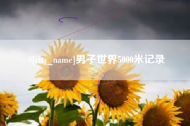 莱芜男子世界5000米记录
