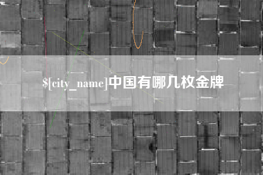 莱芜中国有哪几枚金牌
