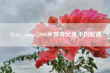 莱芜5000米世界纪录平均配速