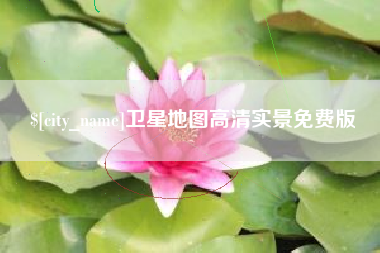 莱芜卫星地图高清实景免费版