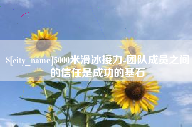 莱芜5000米滑冰接力-团队成员之间的信任是成功的基石