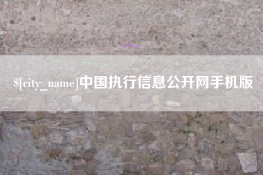 莱芜中国执行信息公开网手机版