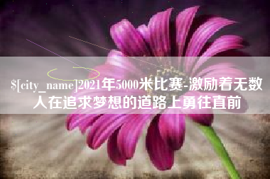 莱芜2021年5000米比赛-激励着无数人在追求梦想的道路上勇往直前