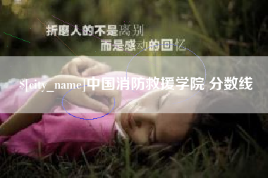 莱芜中国消防救援学院 分数线
