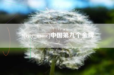 莱芜中国第九个金牌
