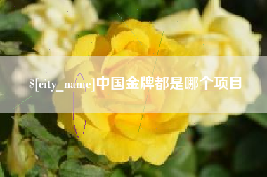 莱芜中国金牌都是哪个项目