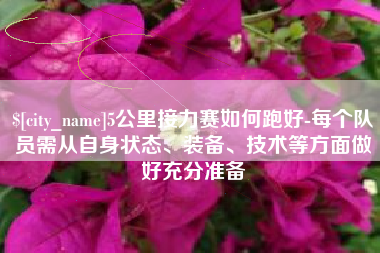 莱芜5公里接力赛如何跑好-每个队员需从自身状态、装备、技术等方面做好充分准备