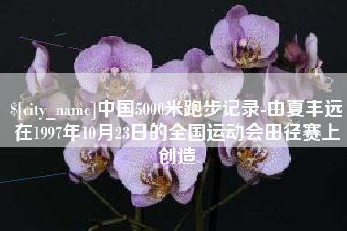 莱芜中国5000米跑步记录-由夏丰远在1997年10月23日的全国运动会田径赛上创造