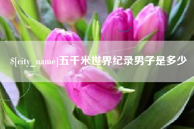 莱芜五千米世界纪录男子是多少