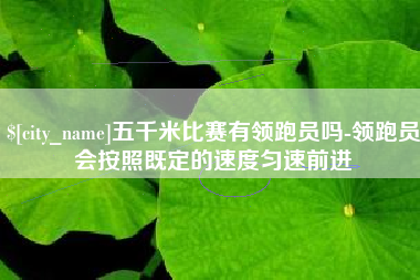 莱芜五千米比赛有领跑员吗-领跑员会按照既定的速度匀速前进