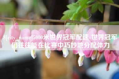 莱芜5000米世界冠军配速-世界冠军们往往能在比赛中巧妙地分配体力