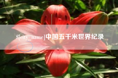 莱芜中国五千米世界纪录