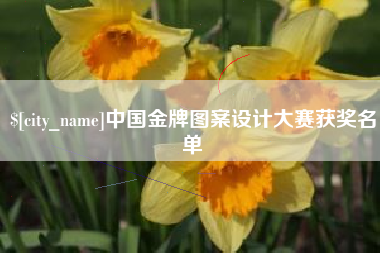 莱芜中国金牌图案设计大赛获奖名单