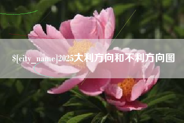 莱芜2025大利方向和不利方向图