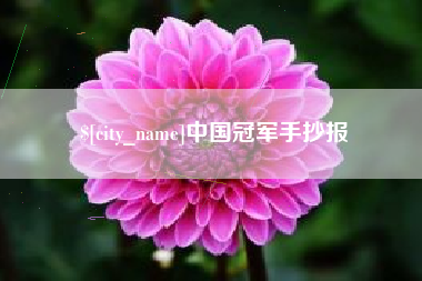 莱芜中国冠军手抄报
