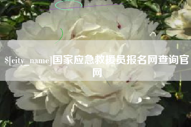 莱芜国家应急救援员报名网查询官网