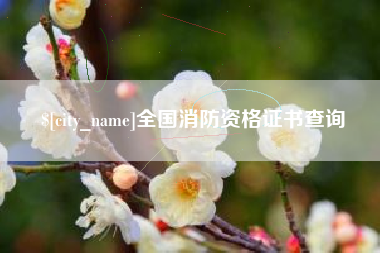 莱芜全国消防资格证书查询