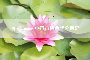 莱芜中国六块金牌分别是