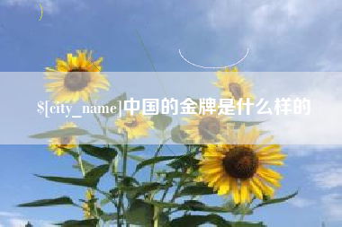 莱芜中国的金牌是什么样的